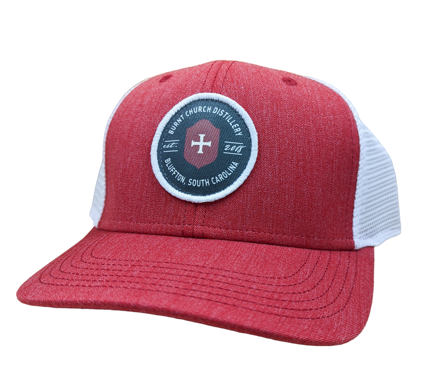 Red Patch Trucker Hat
