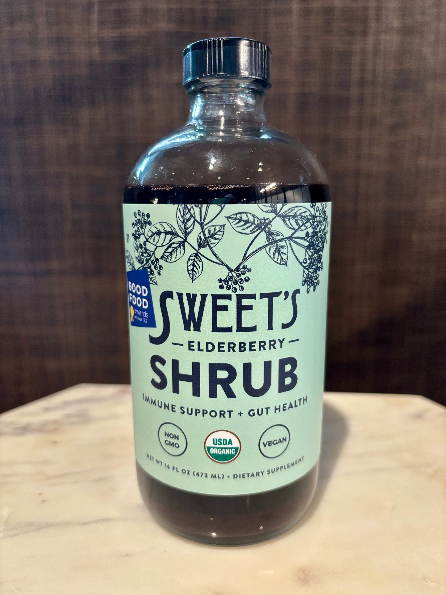 Sweet's Elderberry Shrub - 16 oz