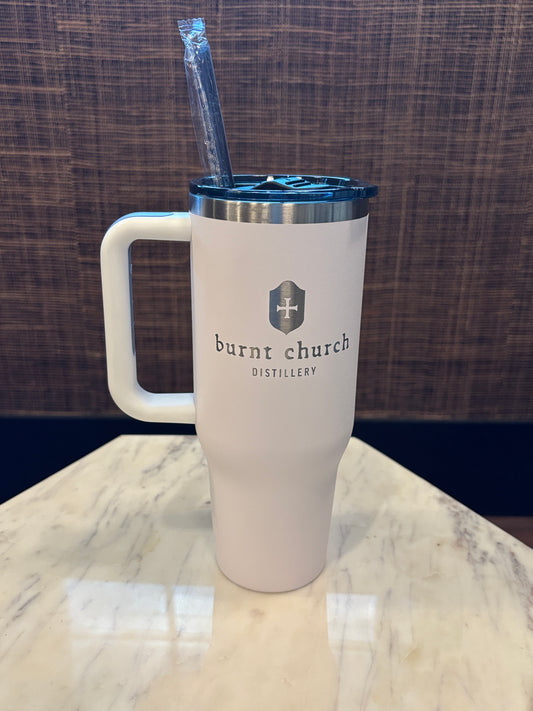 Tumblers - White 40oz with Handle